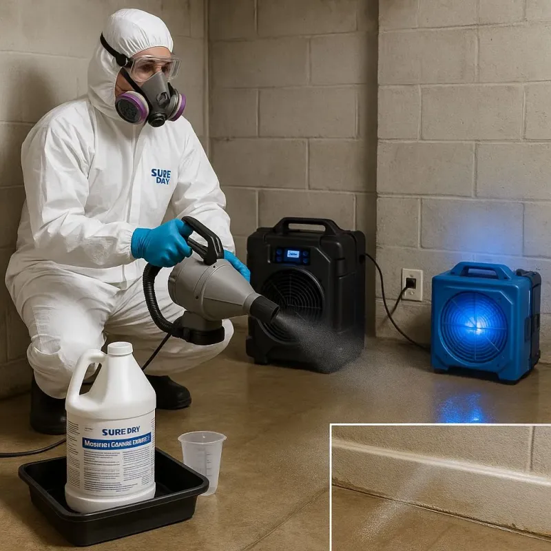 Sanitization and Odor Removal process in Whitehall Township, PA